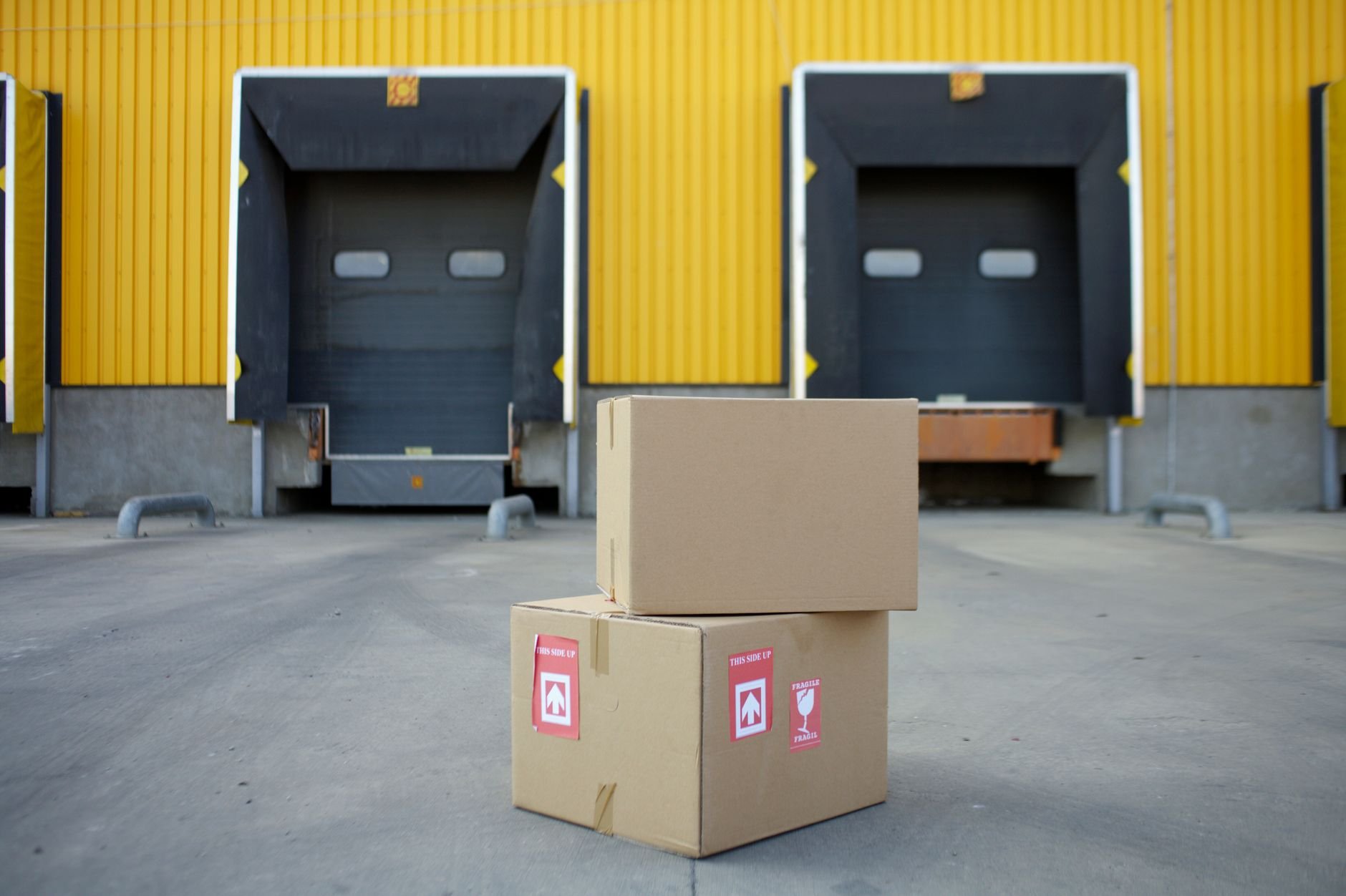 Industrial warehouse loading docks